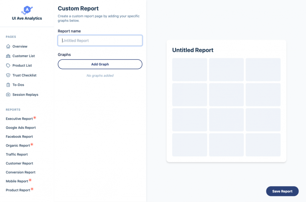 Create a custom report